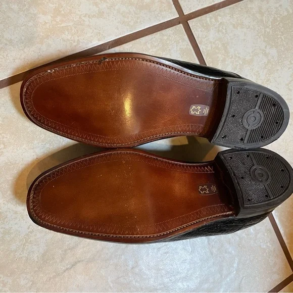 England Made Men’s Leather Loafer Dress Shoes 9 - Picture 5 of 10